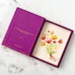 Purple Box Happy Name Day Illustration